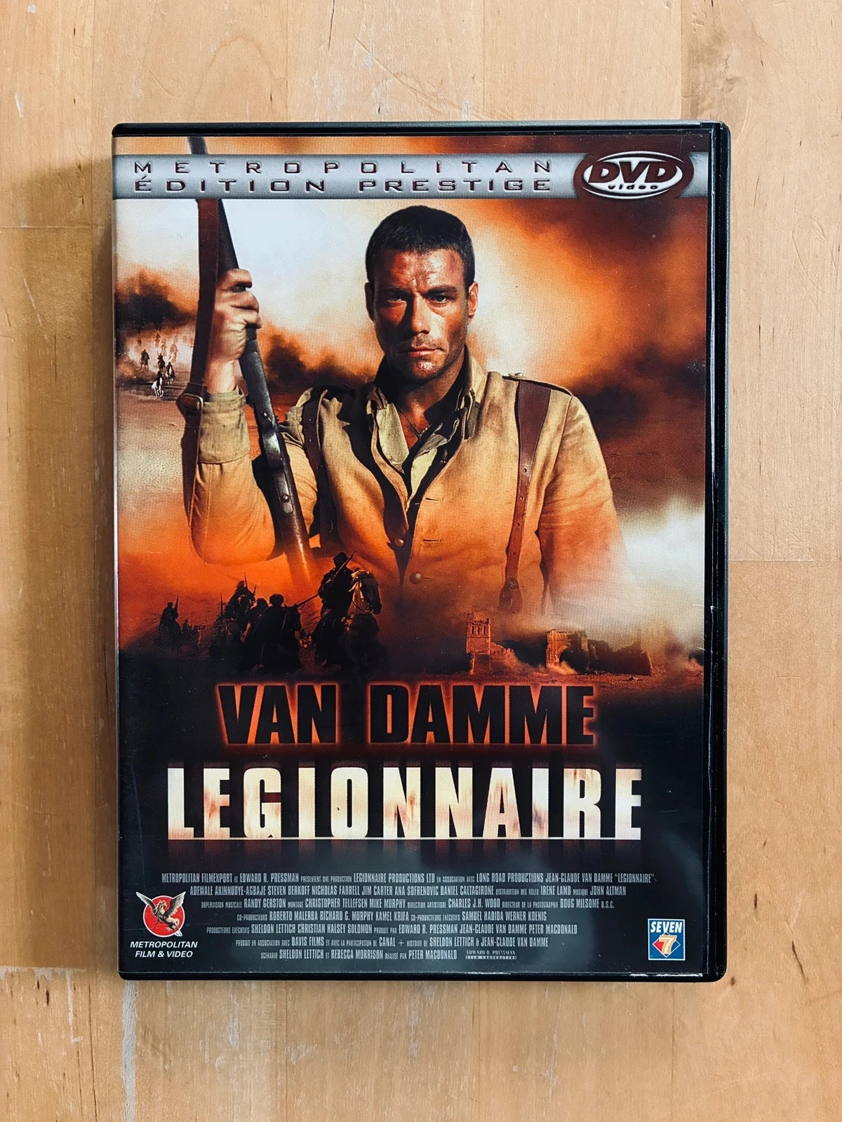 DVD Légionnaire Jean-Claude Van Damme.